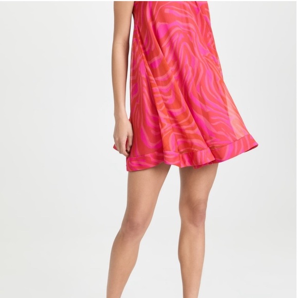 Alexis Corso Dress in Carmine Waves NWOT - Picture 3 of 8